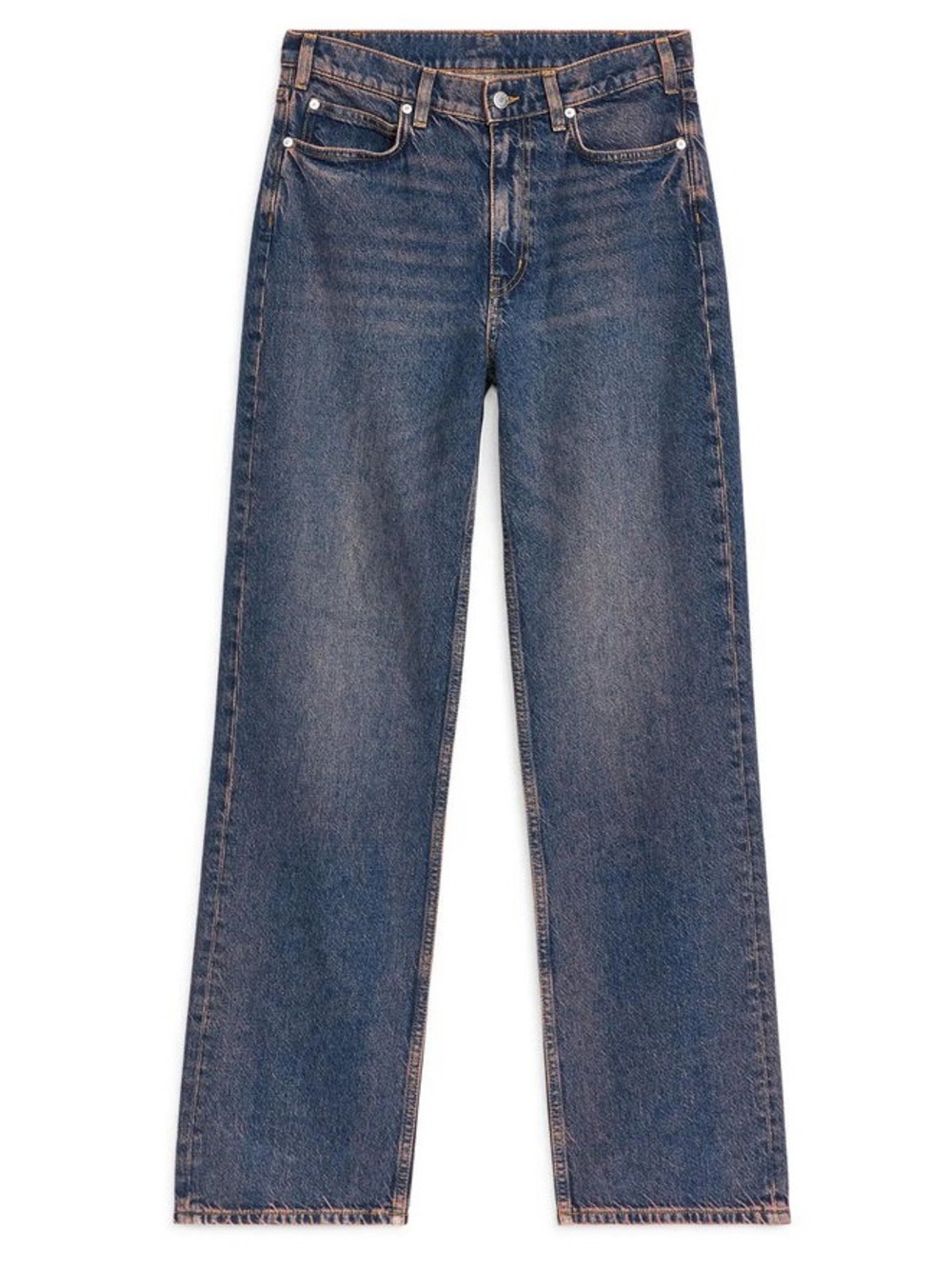 ARKET Poplar Mid Relaxed Jeans Straight Leg Mid Rise Size 25